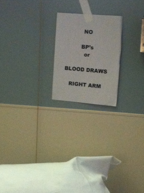 Swollen right arm means this sign..jpg